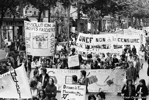 Mai 68 - Paris - Manifestation Mai 68 - Paris - Manifestation