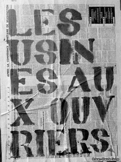 Mai 68 - Paris - Manifestation Mai 68 - Paris - Manifestation