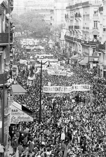 Mai 68 - Paris - Manifestation Mai 68 - Paris - Manifestation