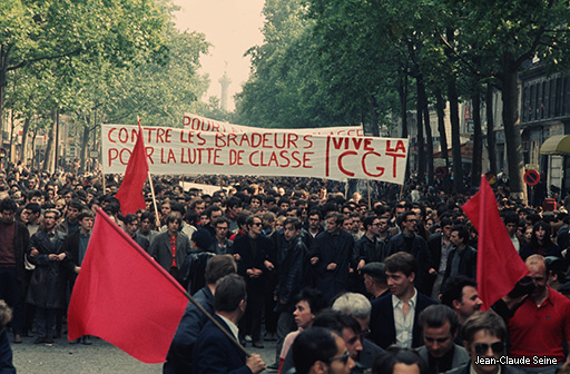 Mai 68 - Paris - photo couleur