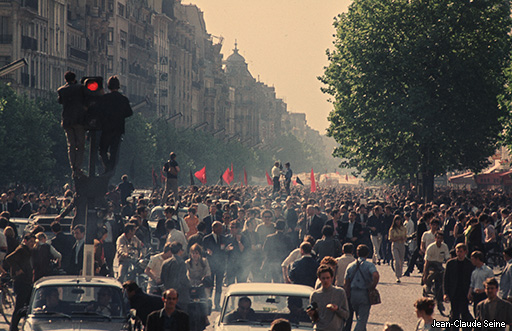 Mai 68 - Paris - photo couleur 07 Mai 68 - Paris - photo couleur 07