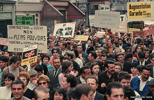 Mai 68 - Paris - photo couleur 10 Mai 68 - Paris - photo couleur 10