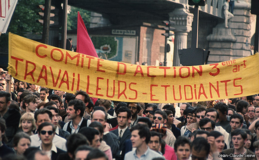 Mai 68 - Paris - photo couleur 12